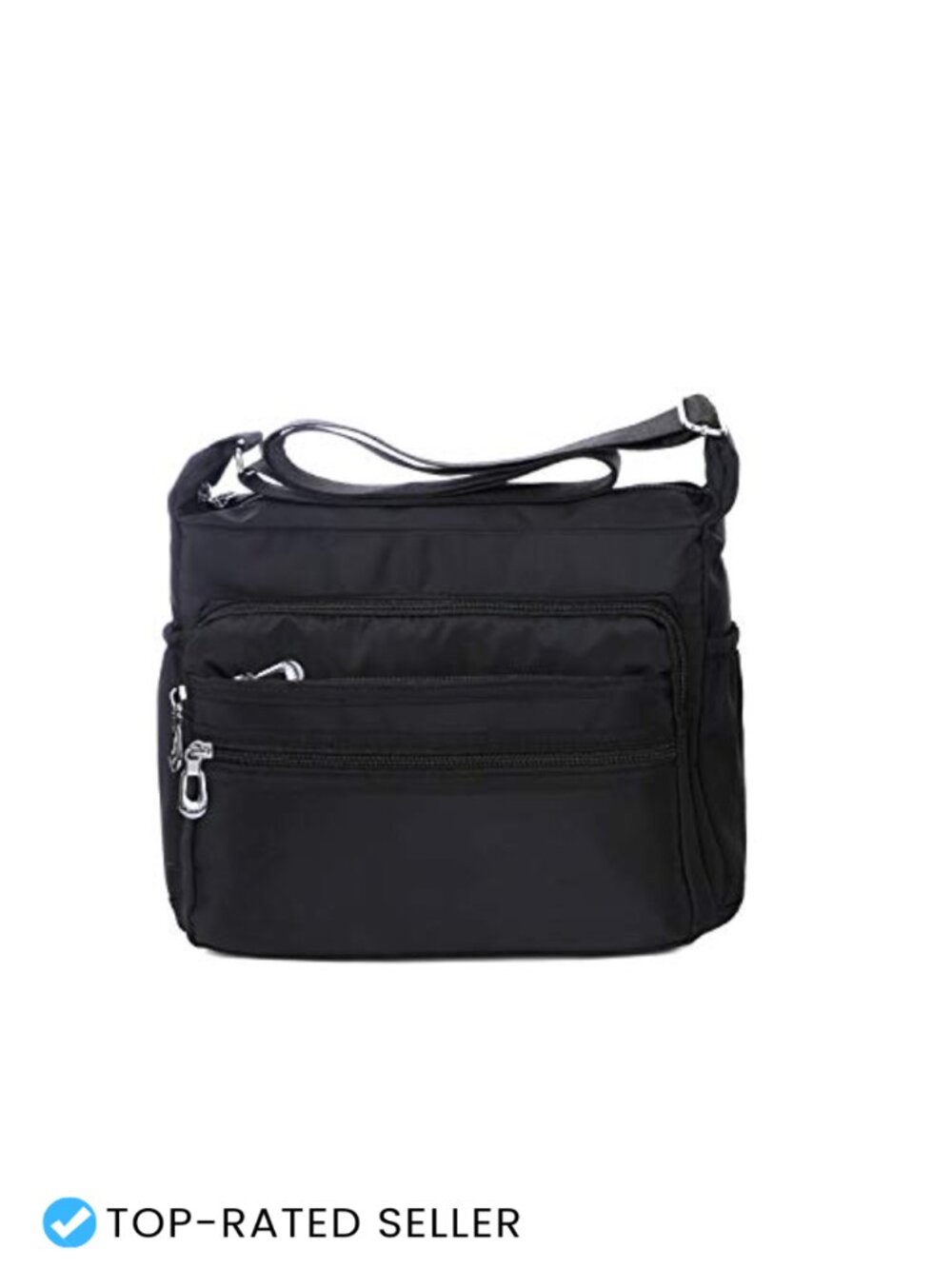 Waterproof Nylon Crossbody Bag Multi Pocket Shoulder Purse Travel Handbag